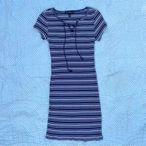 Y2K Striped Bodycon Dress by Derek Heart